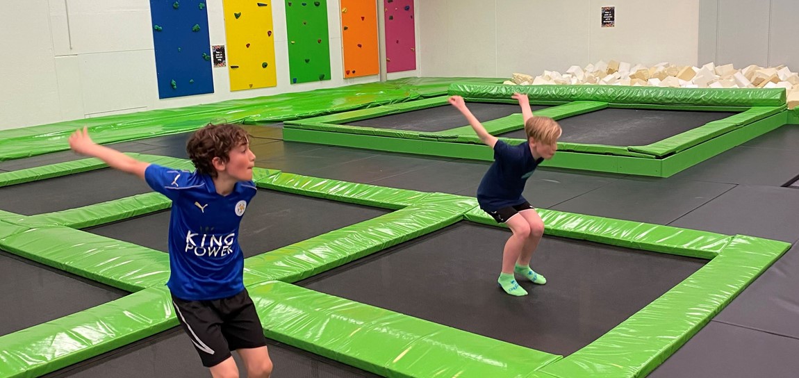 Eine Welt voller Trampoline